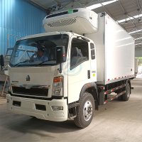 SINOTRUK HOWO 4X2 LIGHT REFRIGERATOR VAN TRUCK