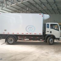 SINOTRUK HOWO 4X2 LIGHT REFRIGERATOR VAN TRUCK