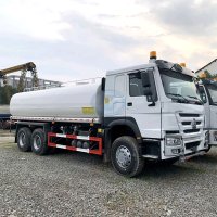 6 SINOTRUK HOWO 6X4 Medium Water Sprinkler Tank Truck 18000L-25000L