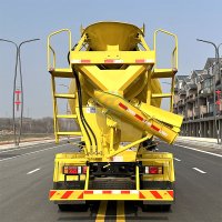 Sinotruk HOWO 4x2 light duty concrete mixer truck with 3-6 cubic meter drum capacity