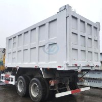 SINOTRUK HOWO-7 6X4 380HP 400HP DUMP TRUCK MOUNTED CRANE