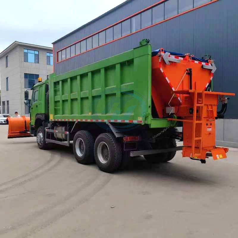 SINOTRUK HOWO-7 6X4 380HP 400HP SNOW SWEEPER DUMP TRUCK