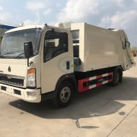 SINOTRUK HOWO 4X2 Light Rear Compression Garbage Truck