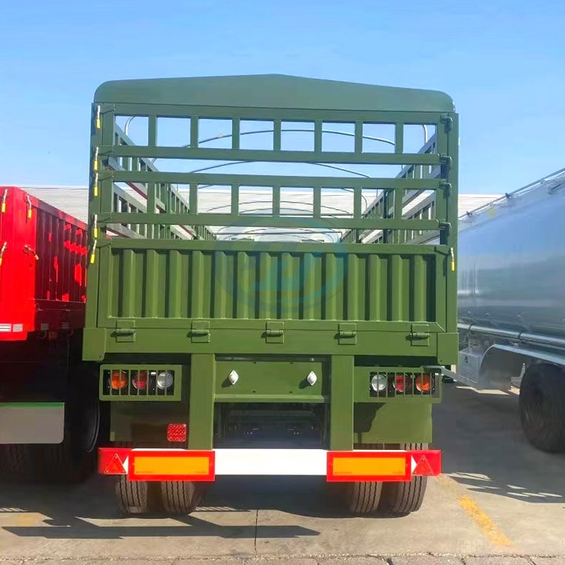 Axles Fence Cargo Semitrailer