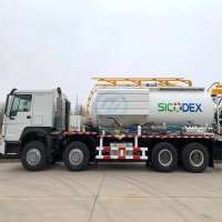 SINOTRUK HOWO 8X4 Field Mixed Loading Emulsion Explosive  Truck