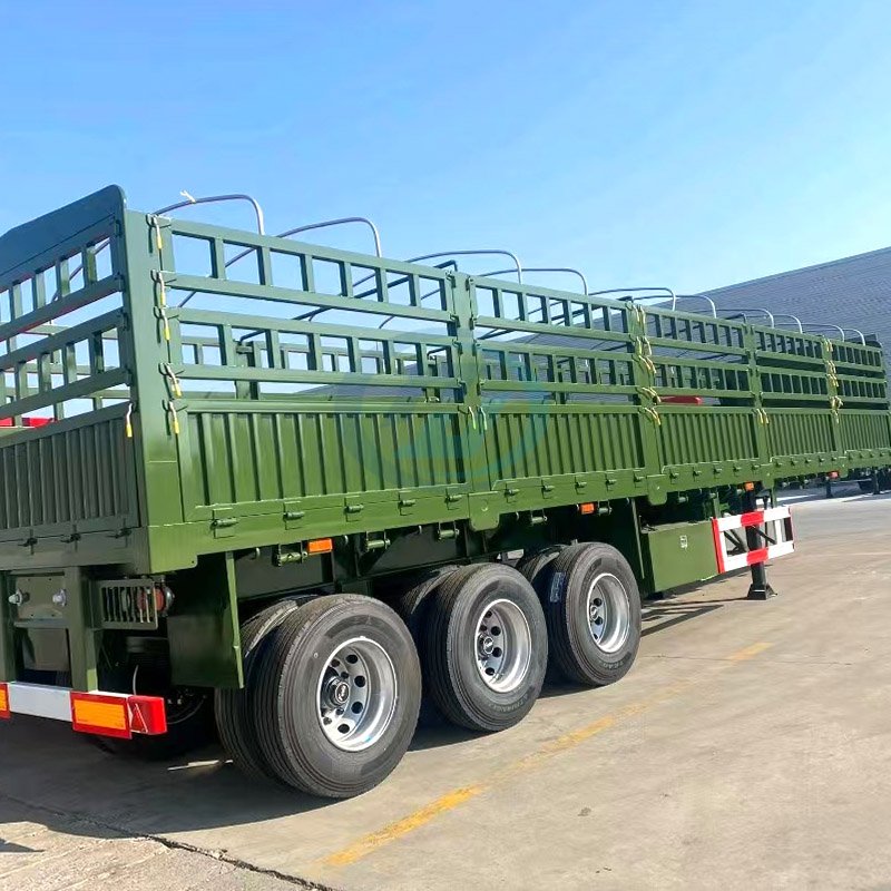 Axles Fence Cargo Semitrailer