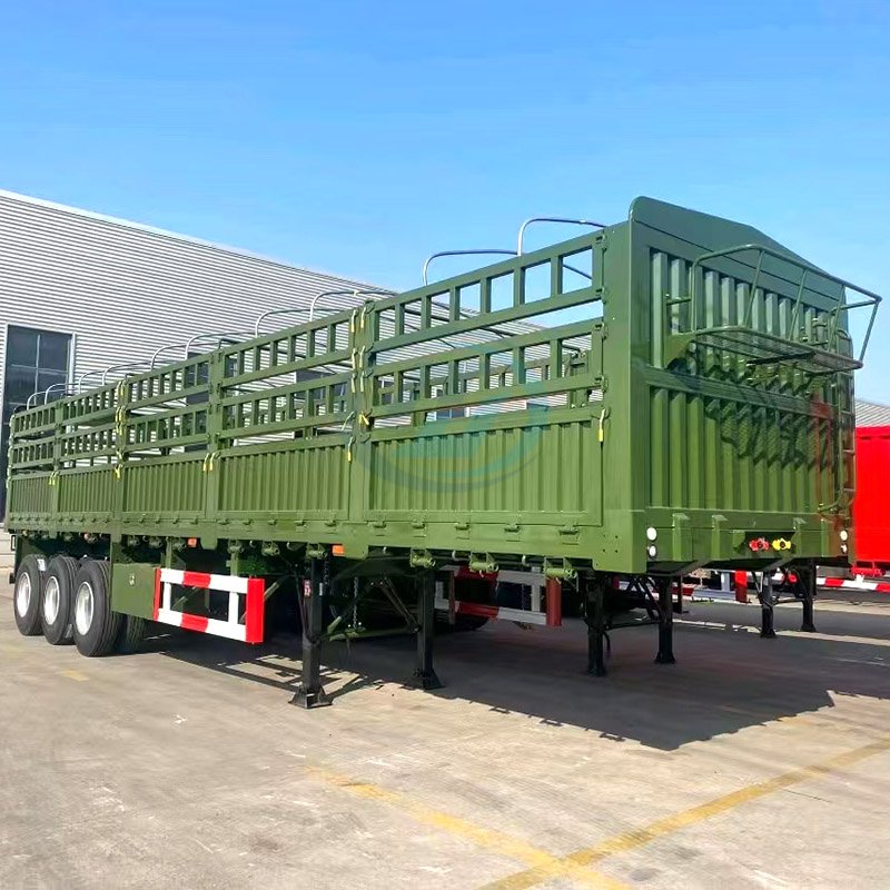 Axles Fence Cargo Semitrailer