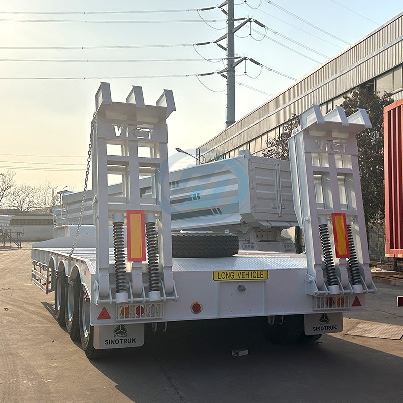 Axles Lowbed Semitrailer