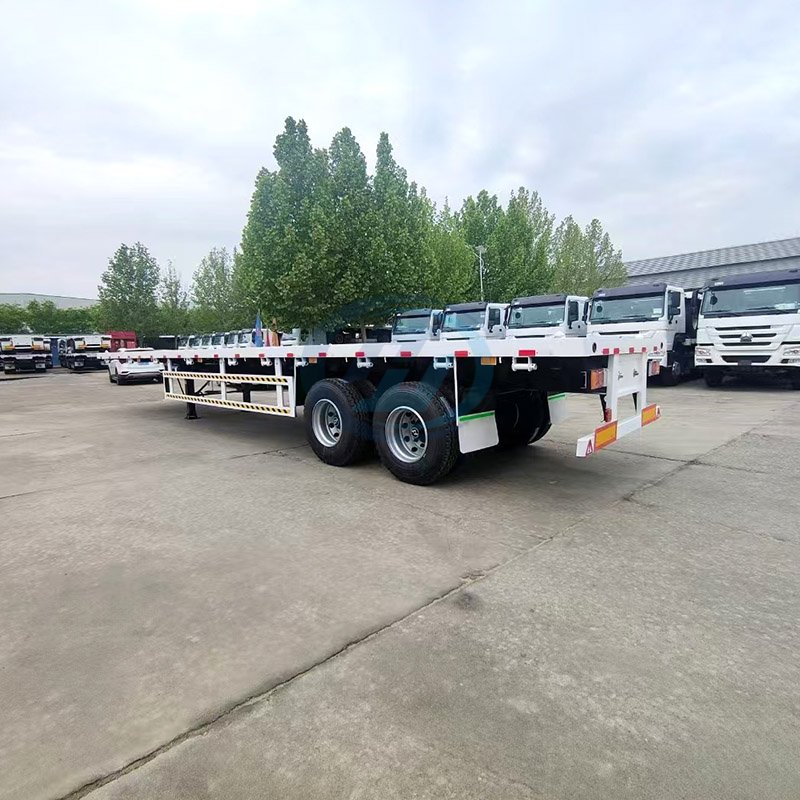 Axles Container Transportation Semitrailer