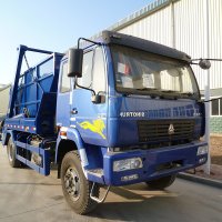 SINOTRUK HOWO 4X2 Swing Arm Garbage Truck