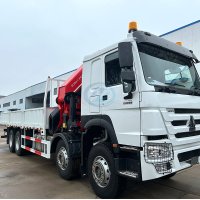 SINOTRUK HOWO 8x4 Truck With Crane