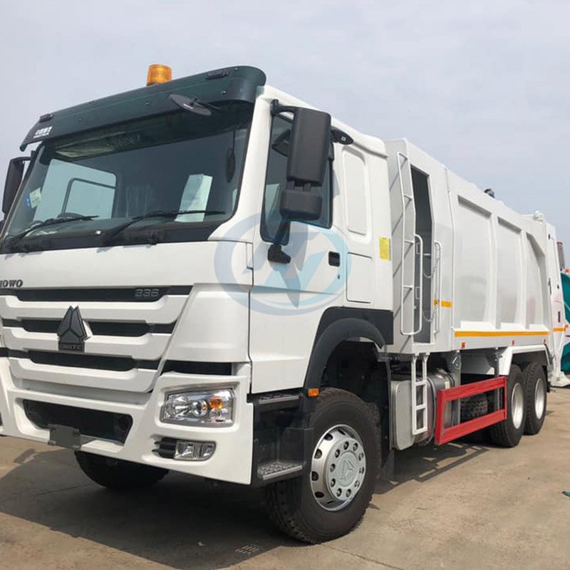 SINOTRUK HOWO 6X4 Rear Compression Garbage Truck