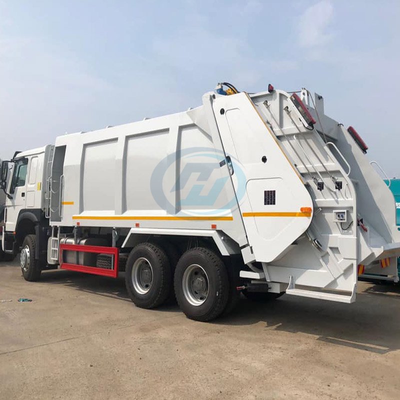 SINOTRUK HOWO 6X4 Rear Compression Garbage Truck