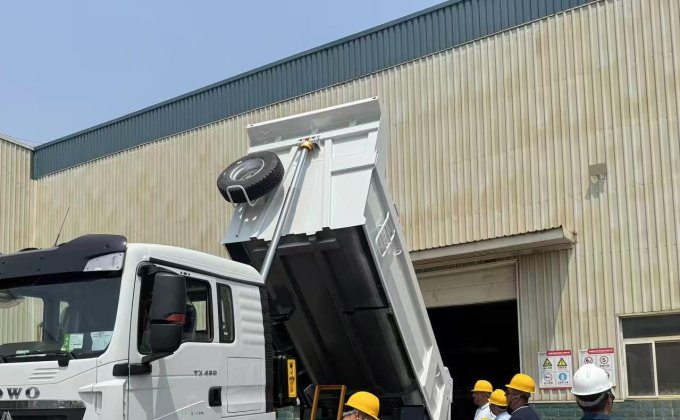 Customer From Algeria Test Our Trucks