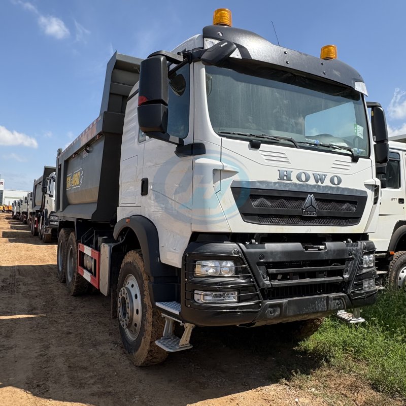 SINOTRUK HOWO TX 480HP 6X4 DUMP TRUCK WITH DOUBLE WARNING LIGHTS